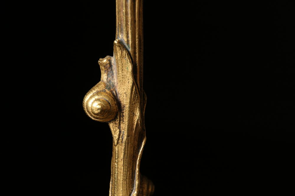 Paire de bougeoirs tripodes Paul-Auguste Gagné (XIXème) – Image 4