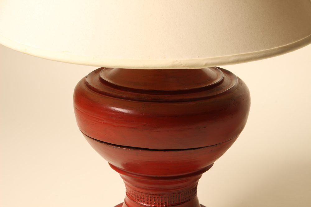 Boite à offrandes Birmane montée en lampe – Image 5
