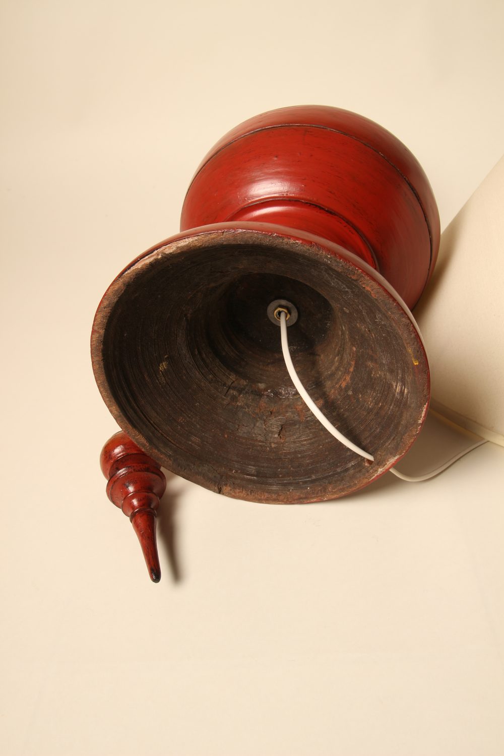 Boite à offrandes Birmane montée en lampe – Image 4