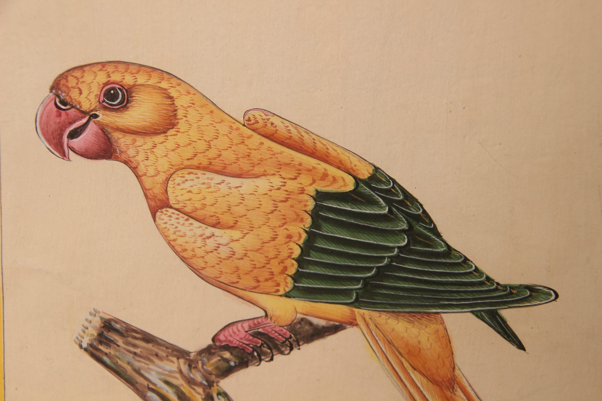 Lot de quatre aquarelles indiennes de Jaisalmer – Image 9