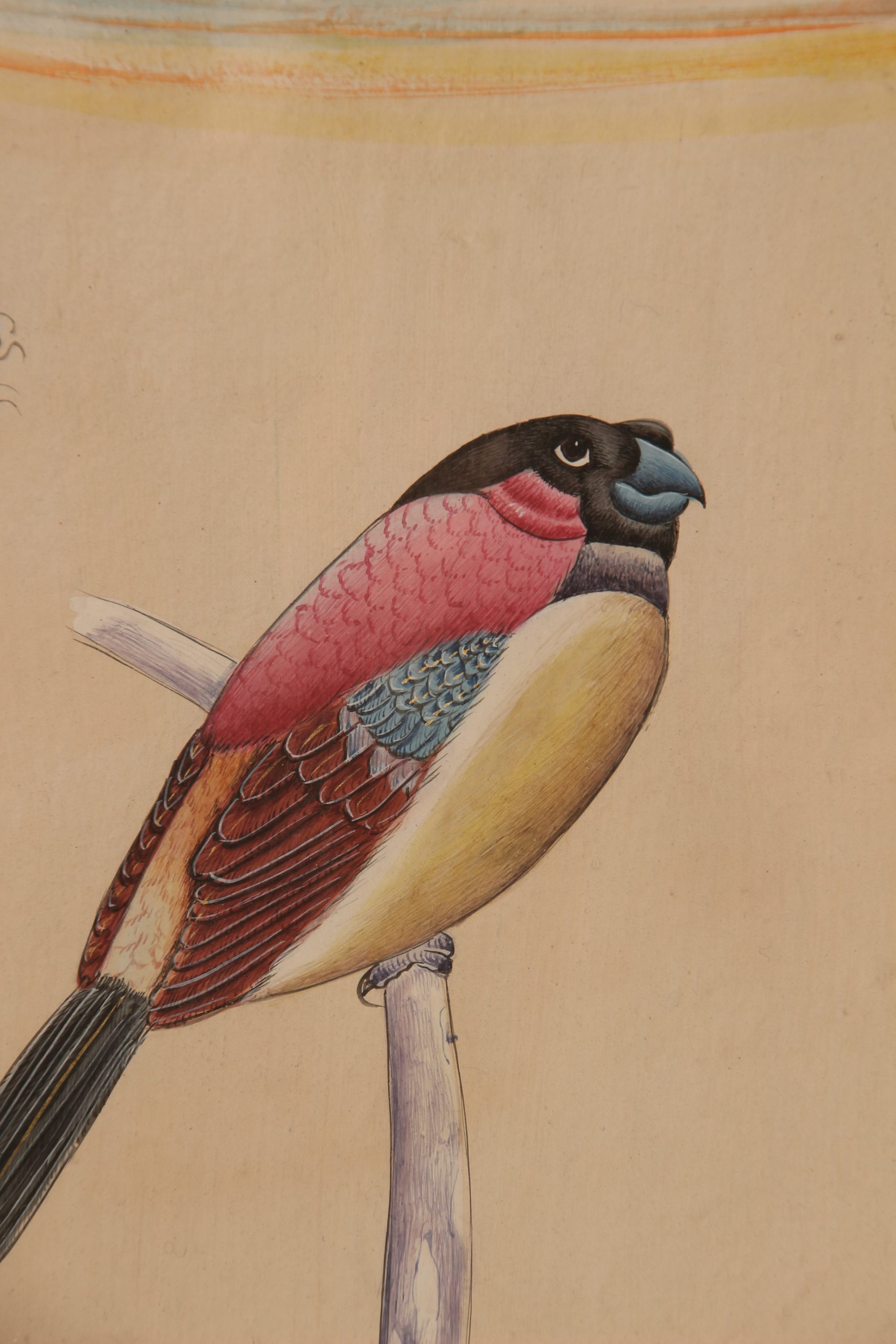 Lot de quatre aquarelles indiennes de Jaisalmer – Image 8