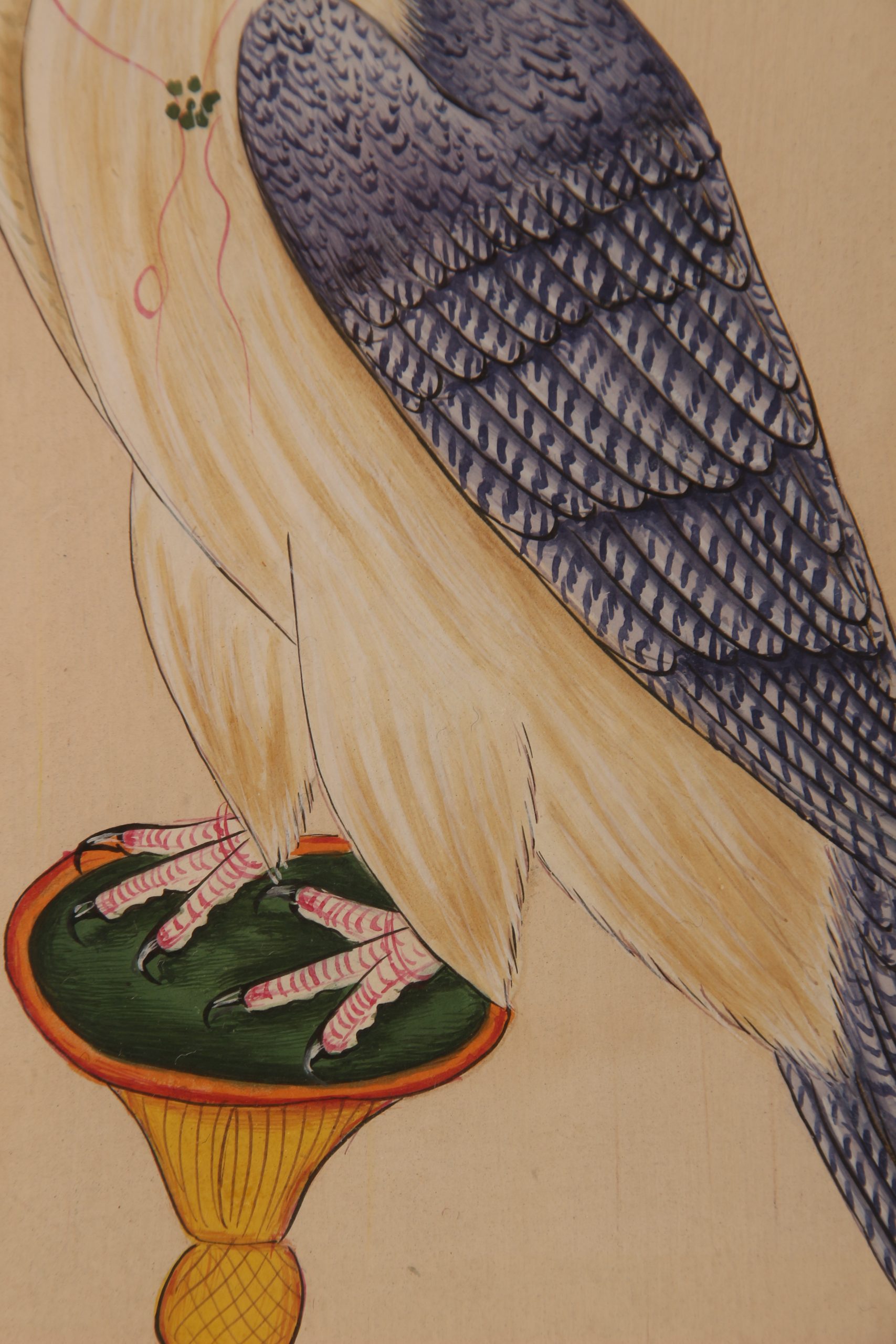 Lot de quatre aquarelles indiennes de Jaisalmer – Image 2