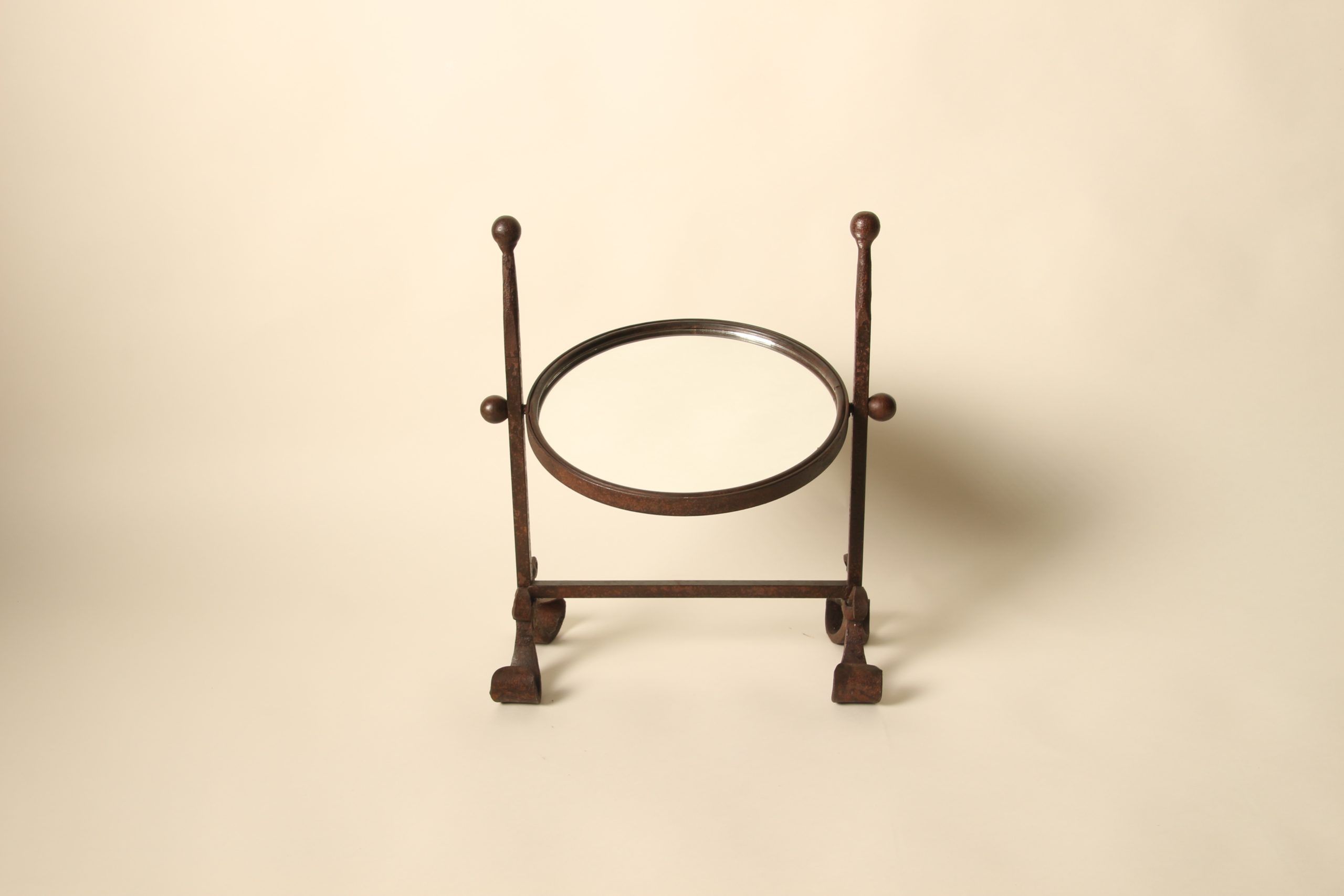 Miroir Brutaliste en fer forgé – Image 9