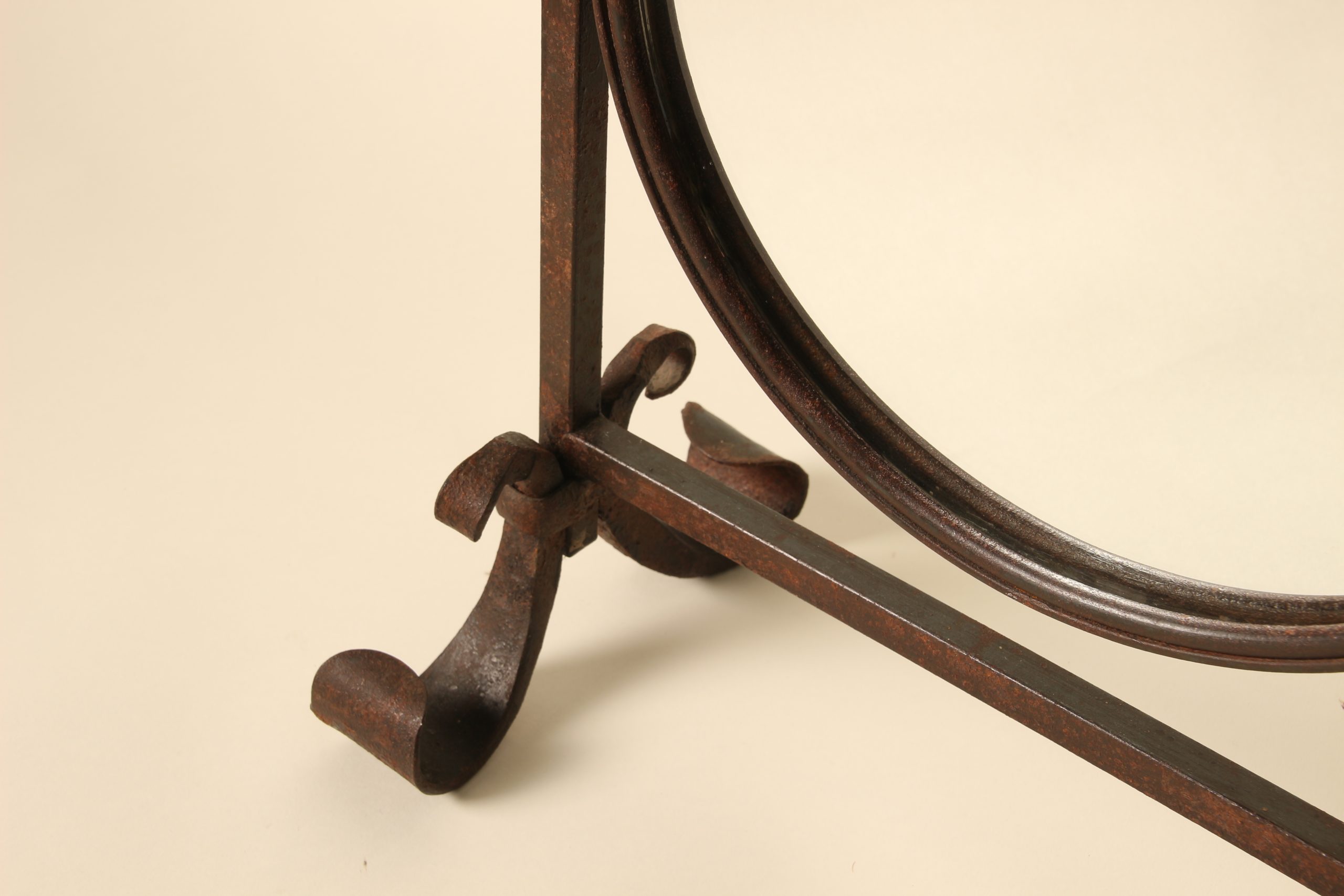 Miroir Brutaliste en fer forgé – Image 2