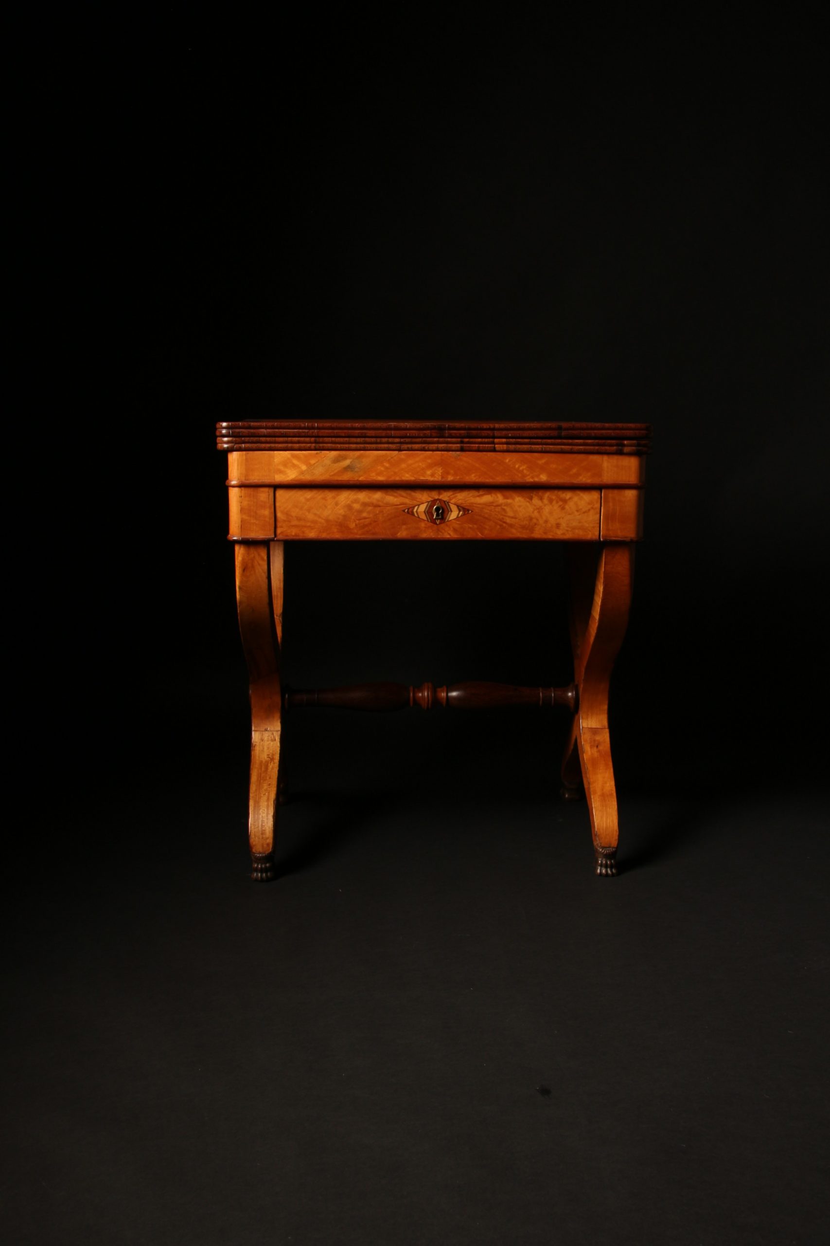 Table à jeux marquetée d'époque Charles X – Image 23