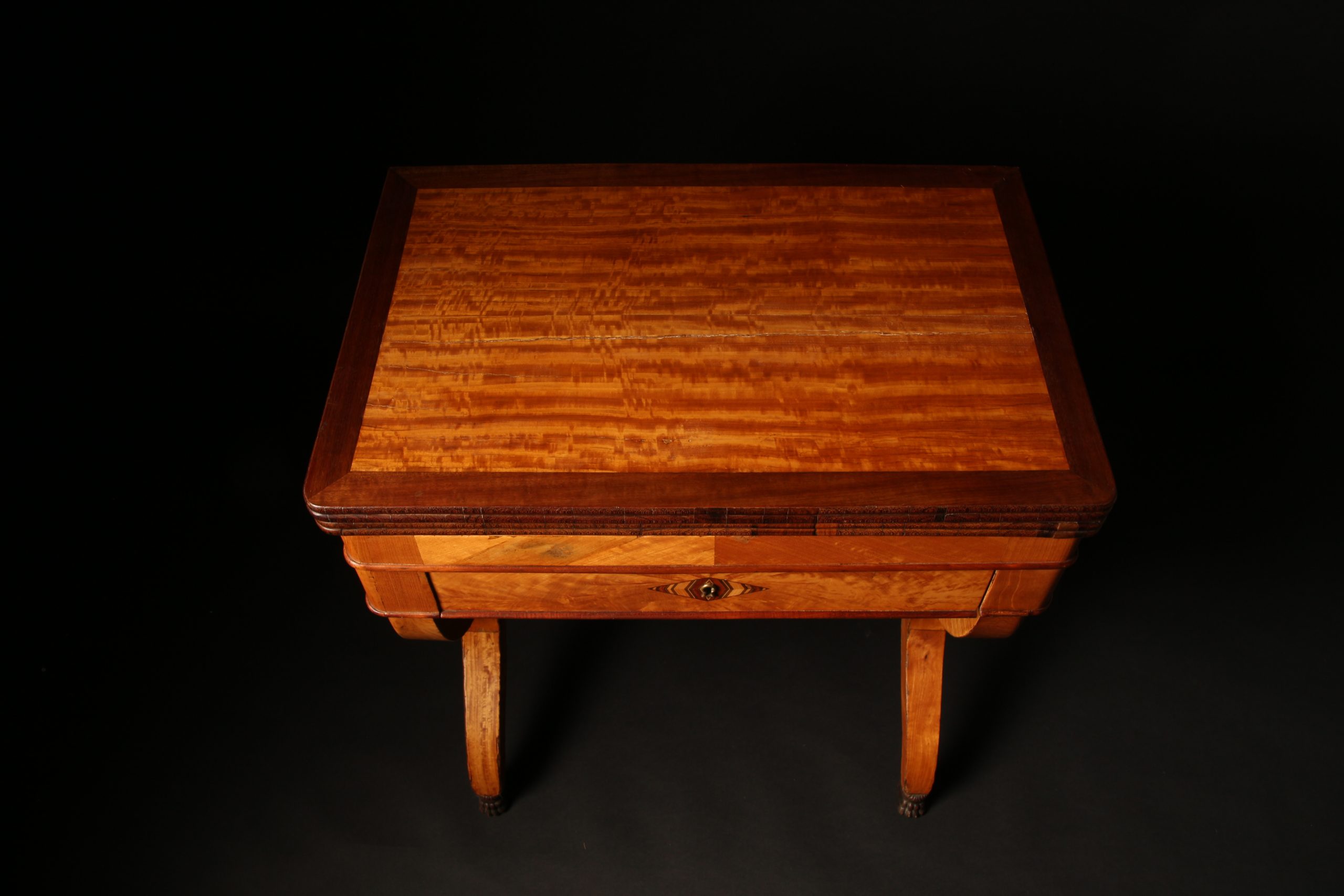 Table à jeux marquetée d'époque Charles X – Image 22