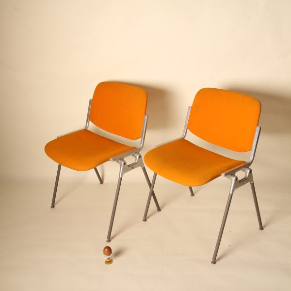Paire de chaises JSC de Giancarlo Piretti pour Castelli Italy
