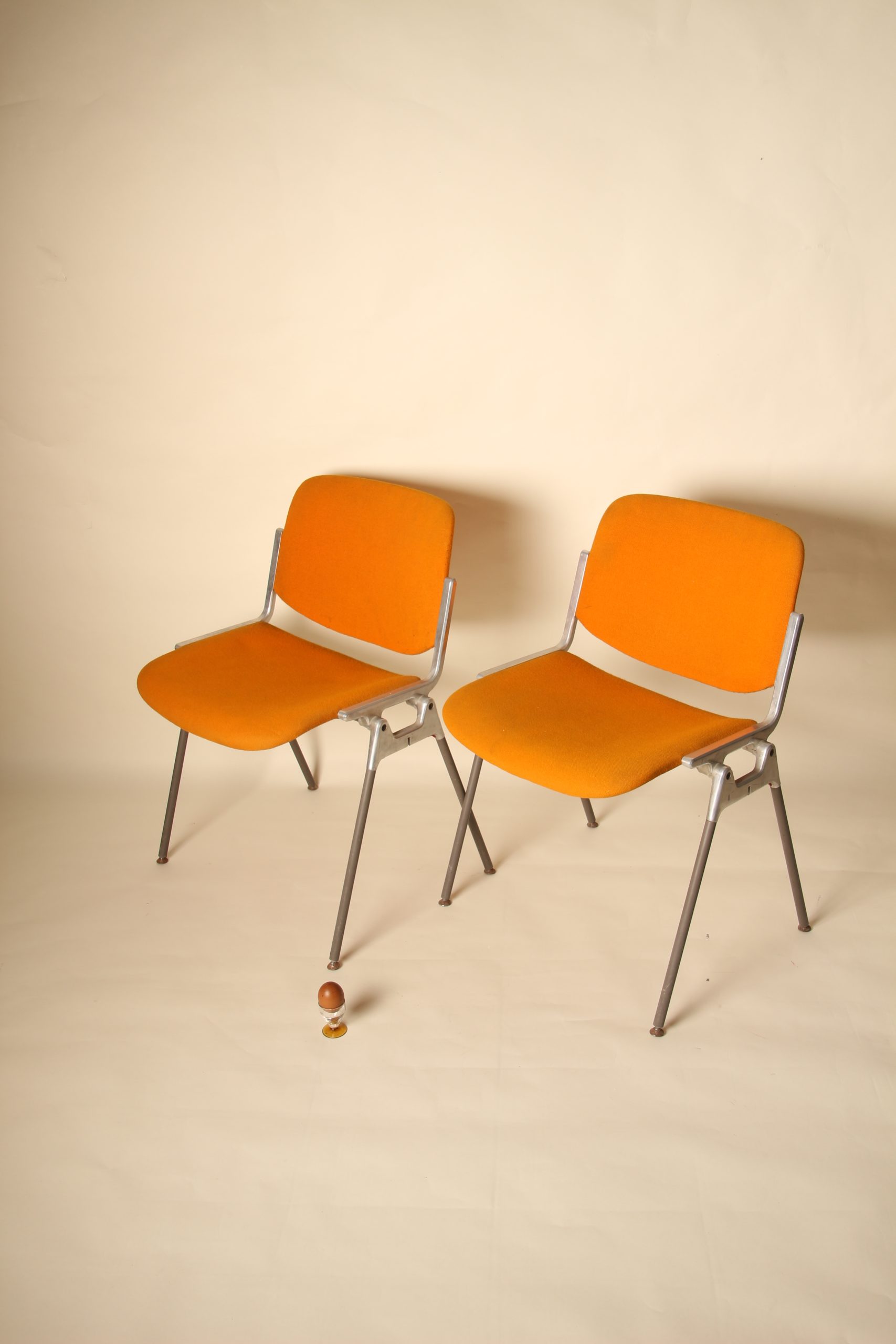 Paire de chaises JSC de Giancarlo Piretti pour Castelli Italy
