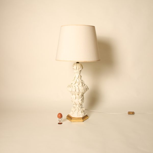 Pied de lampe XL en céramique de Manises